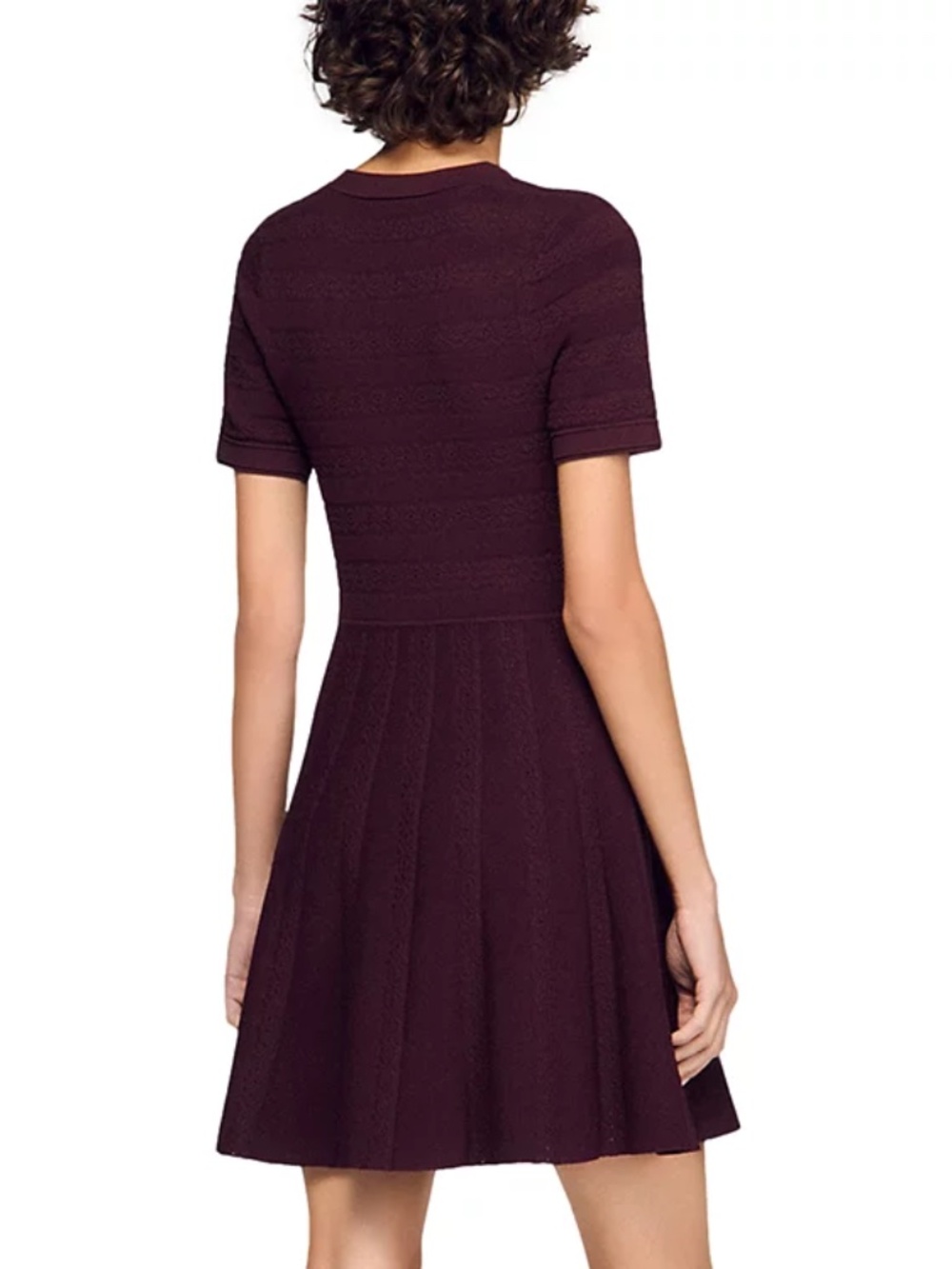Milou Floral Knit Short Dress - Picture 3 of 6